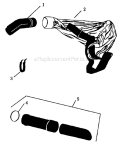 Page F Diagram and Parts List for 960  Weed Eater Leaf Blower / Vacuum